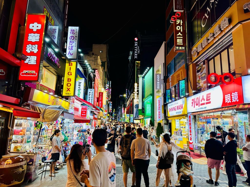 Seoul at night